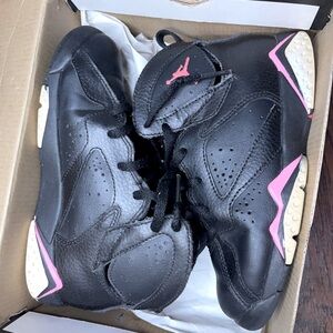 Jordan 7 Retro GP.  SIZE 13C  black, hyper pink hyper rose. Used/original box